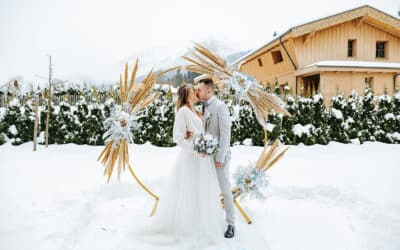 Winterhochzeit im Tannheimer Tal – LA SOA Chalet Tirol